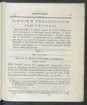 Judicium Theologicum Argentinense