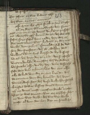 De passio. Hir gheit an dat lident Chr. unde dat auentetent.