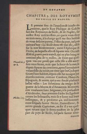 Chapitre 3. Des Royaumes de Sicile et Naples.