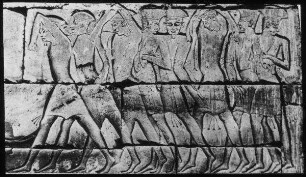 Philister vom Tempel Ramses III. in Medinet Habu [Theben]. 12. Jh.
