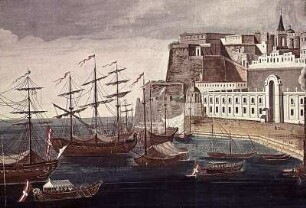 Spanische Hafenstadt