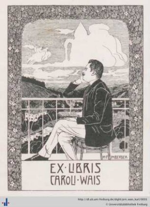 Exlibris (Aus: UB Freiburg, BS 14/973).