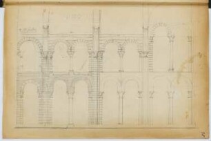 San Lorenzo, Verona: Ansicht 1:100 (aus: Skizzen- und Fotoalbum 5)
