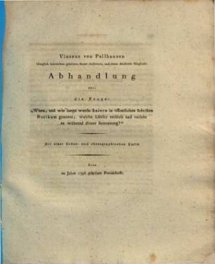 Wann, und wie lange wurde Baiern in öffentlichen Schriften Noricum genannt, welche Länder enthielt und verlohr es während dieser Benennung?