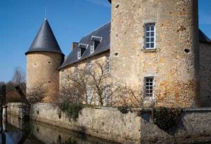 Frankreich. Poitou Charentes. Charente. Rochebrune. Chateau de Rochebrune. 16. Jahrhundert