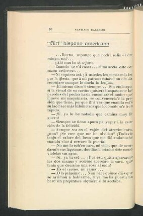 "Flirt" hispano americano