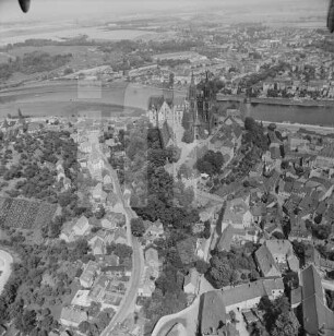 Altstadt von Meißen : Blickrichtung Nordosten zur Elbe