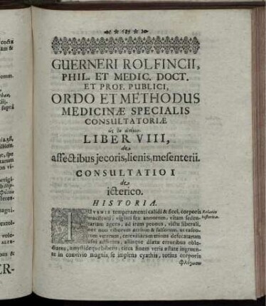 Liber VIII, de affectibus jecoris, lienis, mesenterii