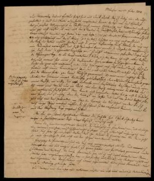 39: Brief von Georg Friedrich Puchta an Gustav Hugo, München, 17.2.1834