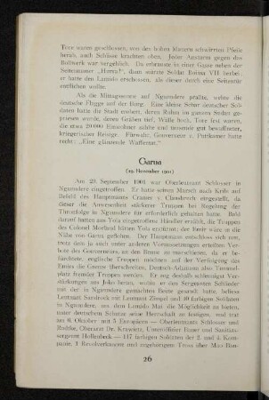 Garua (19. November 1901)