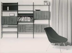 Holzäpfel Bücheranstellregal "DHS-10" von Herbert Hirche