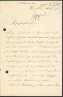 Brief von Otto Appel an Regensburgische Botanische Gesellschaft