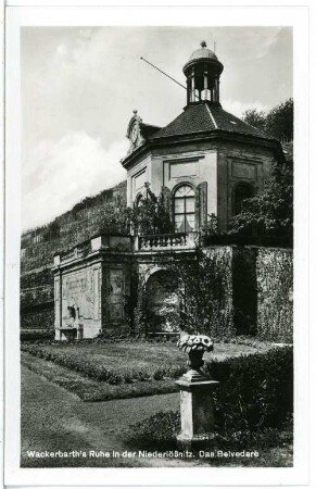 Radebeul. Wackerbarths Ruhe, Das Belvedere