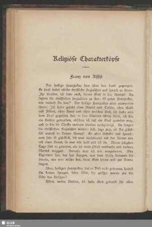 Religiöse Charakterköpfe