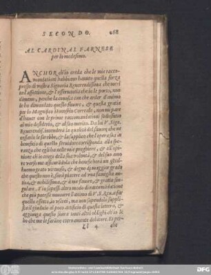 Al Cardinal Farnese per lo medesimo.