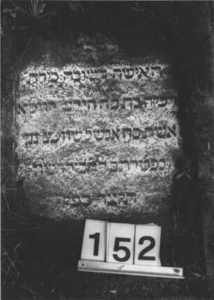Grabstein 152 (Detailaufnahme 2)