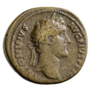 Münze, Sesterz, 145 - 161 n. Chr.