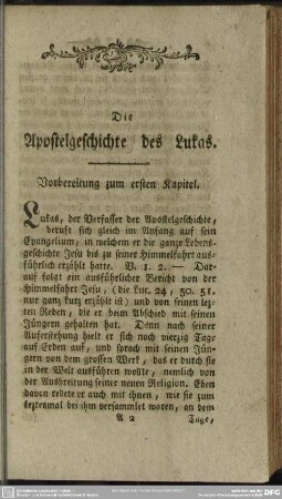 Die Apostelgeschichte des Lukas