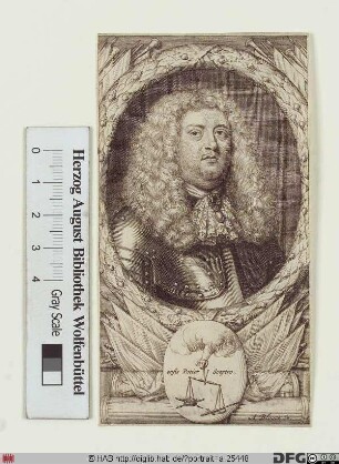 Bildnis Albrecht, Markgraf zu Brandenburg-Ansbach (reg. 1634-67)