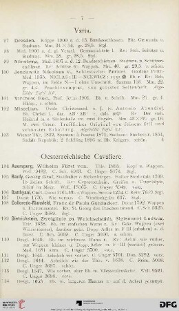 Varia (Nr. 97-103)