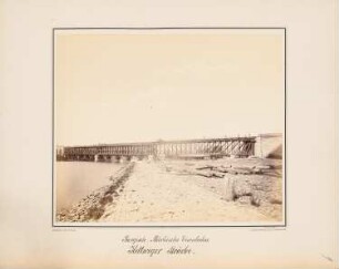 Bergisch-Märkische Eisenbahn. Ruhrbrücke, Kettwig: Ansicht