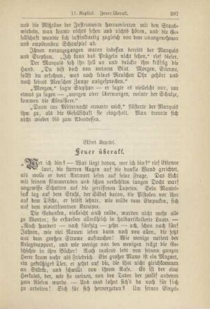 Elftes Kapitel. Feuer überall