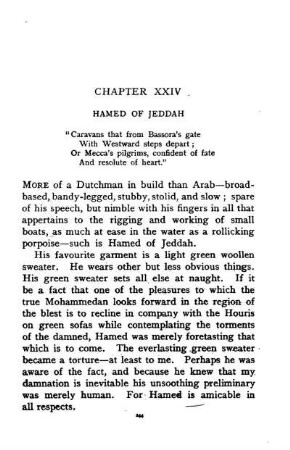 XXIV. HAMED OF JEDDAH