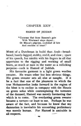 XXIV. HAMED OF JEDDAH