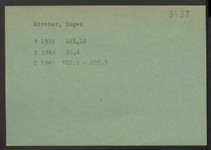 Kircher, Eugen