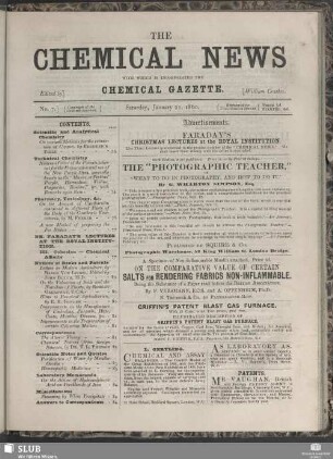 No. 7. January 21, 1860