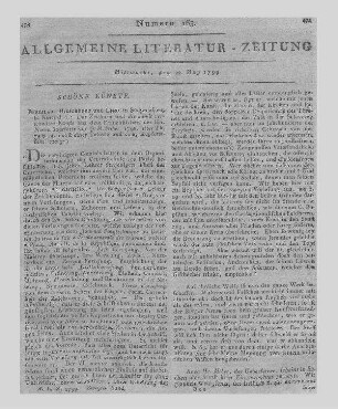 [Hemken, M.]: Die Nacht. Bd. 1-2. Bremen: Wilmans 1797