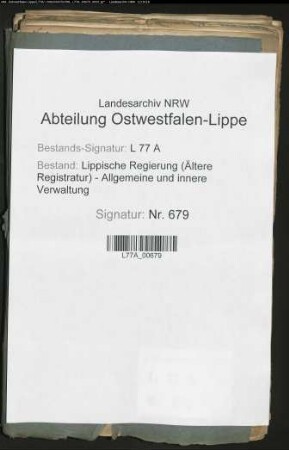 Anspruch der Stadt Lemgo auf Abgabenfreiheit auf den Jahrmärkten im Fürstentum Lippe