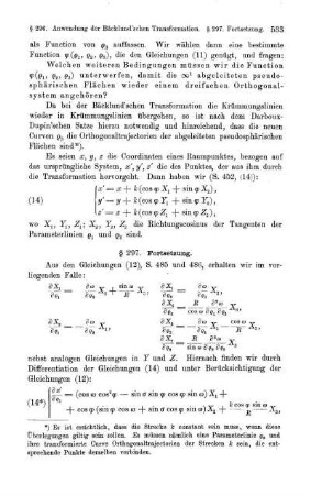 § 297. Fortsetzung.