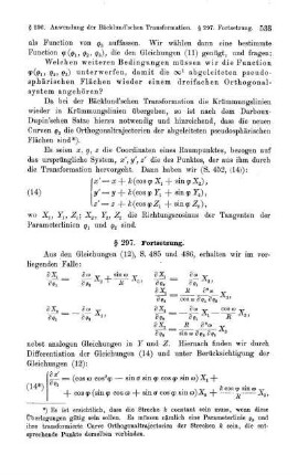 § 297. Fortsetzung.