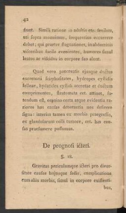 De prognosi icteri. §. 18.