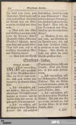 Sterbens-Lieder.