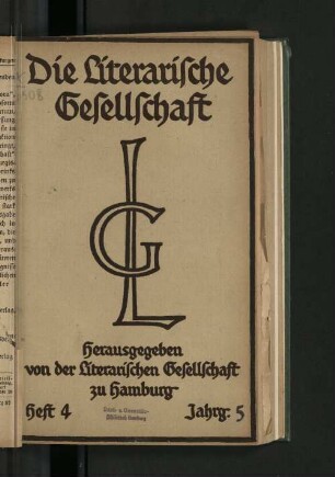 Heft 4 1919 Jahrg. 5