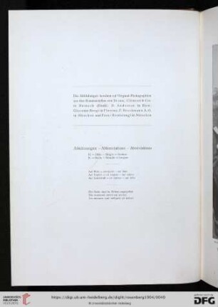 Abkürzungen - Abbreviations - Abréviations