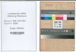 Entnazifizierung Wilhelm Engel , geb. 11.02.1895 (Rektor)