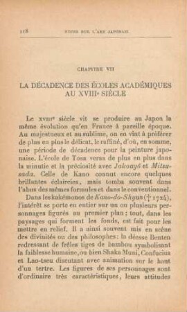 Chapitre VII. La décadence des écoles académiques au XVIIIe siècle