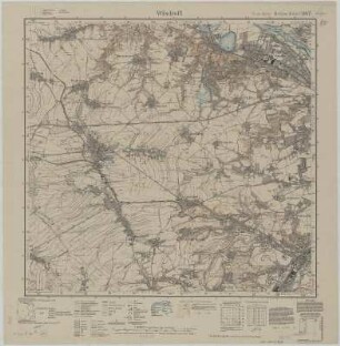 Section Wilsdruff aus: Topographische Karte (Meßtischblätter) Sachsen