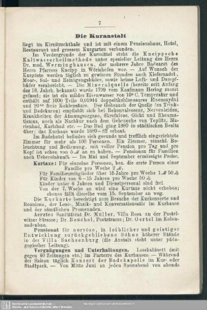 Die Kuranstalt