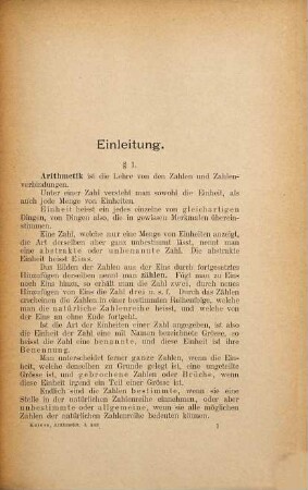 Lehrbuch der Arithmetik für Real- und Lateinschulen, 1