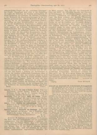 368-369 [Rezension] Cohrs, Ferdinand (Hrsg.), Zeitschrift der Gesellschaft für niedersächsische Kirchengeschichte. 23. und 24. Jahrg