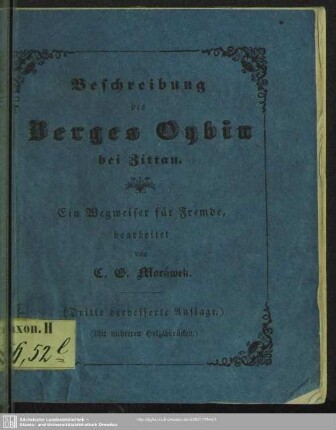 Beschreibung des Berges Oybin bei Zittau : ein Wegweiser für Fremde