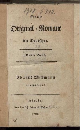 Eduard Willmann, dramatisirt