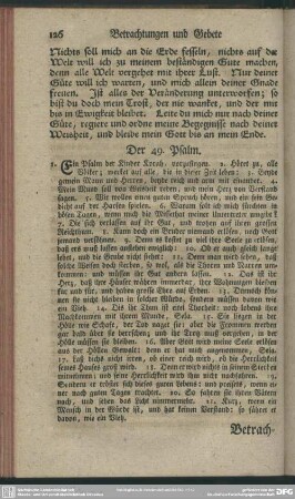 Der 49. Psalm