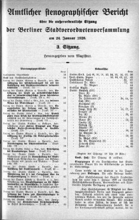 No. 3, 24. Januar 1928