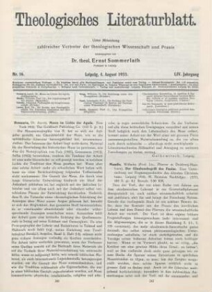 242-246 [Rezension] Mundle, Wilhelm, Der Glaubensbegriff des Paulus