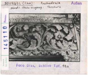 Bourges: Kathedrale Saint-Etienne, Nordportal, Türsturz